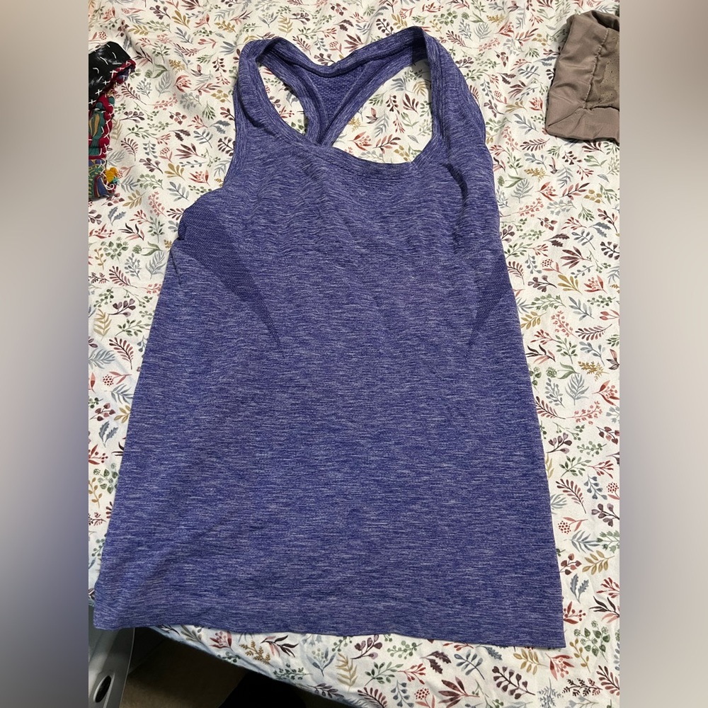 Victoria's Secret Heathered Blue Tank Top